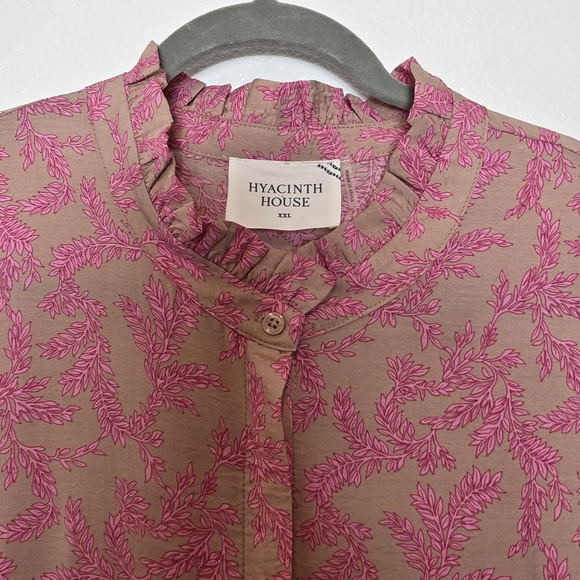 Tuckernuck Hyacinth House Bennett Pink Vines Maxi Dress Size XXL - Picture 10 of 11